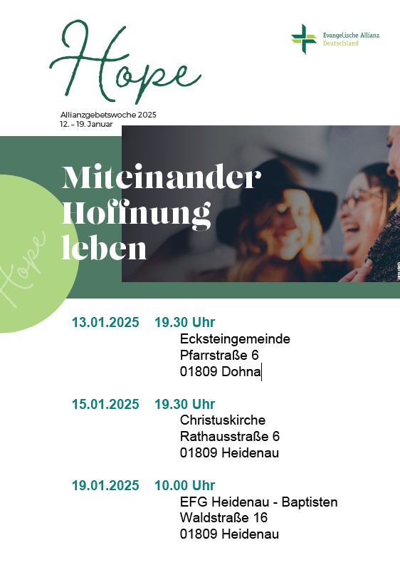 Allianzgebetswoche 2025 - Heidenau_Dohna